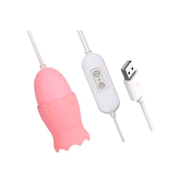 Vibrador Cápsula com estimulador língua mágica Recarregavel - Image 7