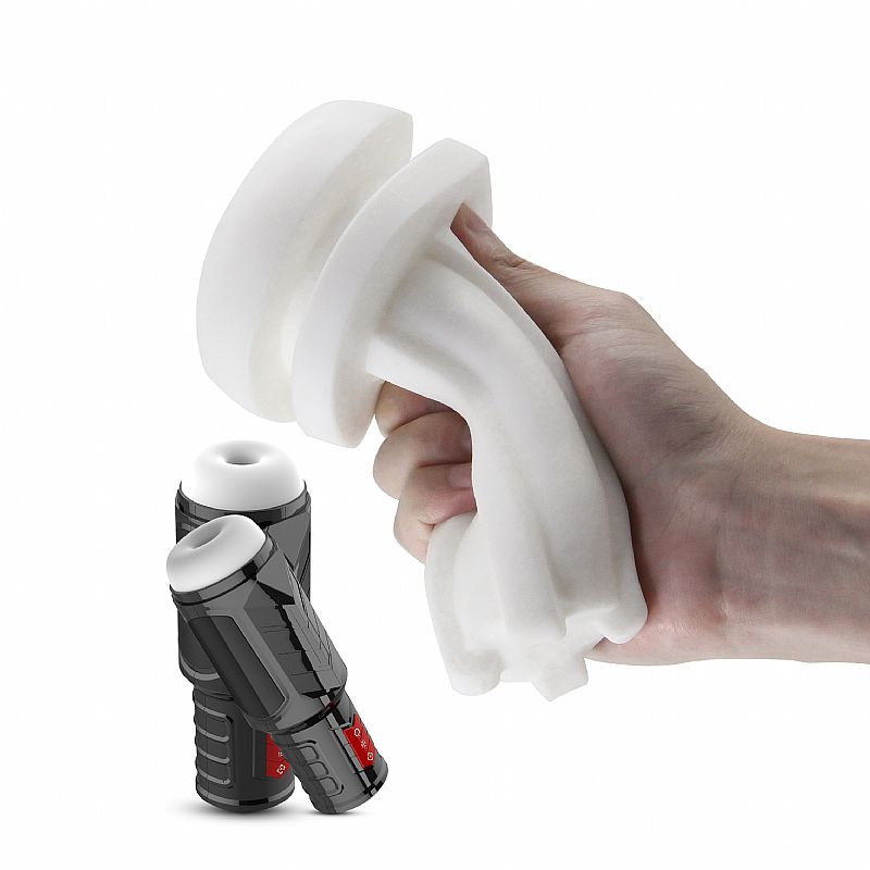 Maquina Masturbadora Lanterna 3 Com Vibrador Recarregavel - Dibe - Imagem 4