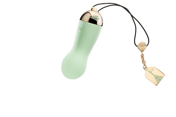 Vibrador Bullet ZALO Baby Star Verde Com Detalhes Foleado a Ouro 8 Velocidades - Image 2