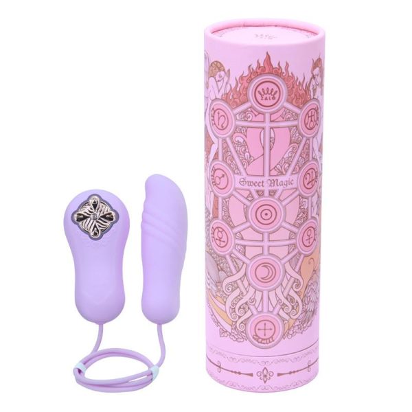 Vibrador ZALO Temptation Cápsula Bullet Lilás Com Controle Função Pré-Aquecimento Vai e Vem