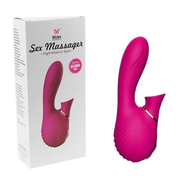 Massageador de Ponto G com Vibro e Sucção Recarregável Dibe - Image 2