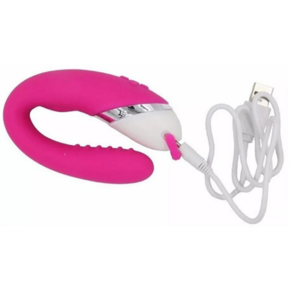 Vibrador para casal com estimulador clitoriano 12 modos de vibração - Image 6