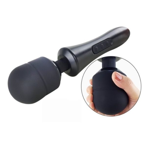 Massageador Varinha Mágica – Ponta Flexível e Toque Aveludado USB - Image 3