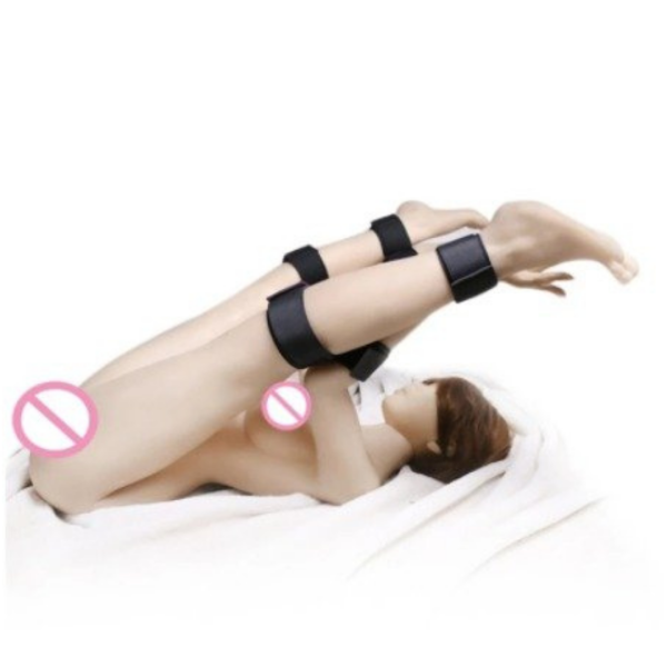 Algemas BDSM Para Punhos e Panturrilhas Com Fechamento em Velcro