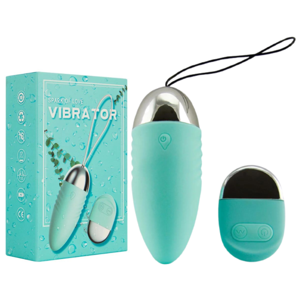 Cápsula vibratória oval com controle remoto 10 Vibrações