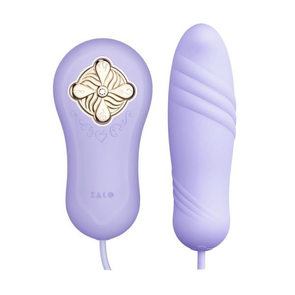 Vibrador ZALO Temptation Cápsula Bullet Lilás Com Controle Função Pré-Aquecimento Vai e Vem - Image 2