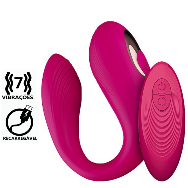 Vibrador de Casal com 2 motores Wireless Recarregável - Dibe - Image 2