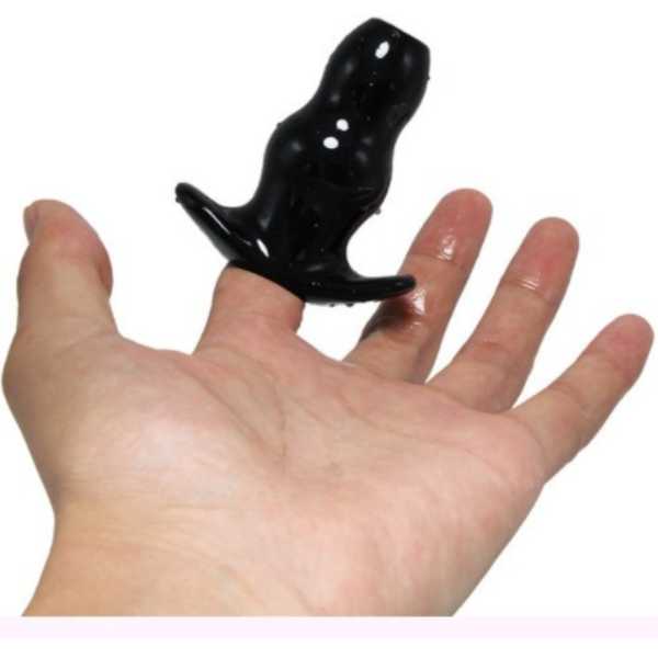 Plug anal transparente com Tunel feito em Silicone - Image 4