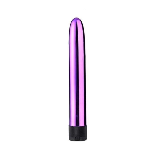 Vibrador personal metalizado 17,5x2,7CM. Cores Variadas - Image 3