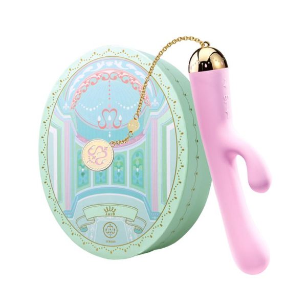 Vibrador Massageador Lilas ZALO Ichigo Rabbit Detalhe em Ouro