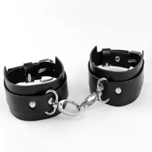 Cinturão Harness Arreio Com Algemas E Perneira Vermelho Sexy Com Regulagem - Image 3