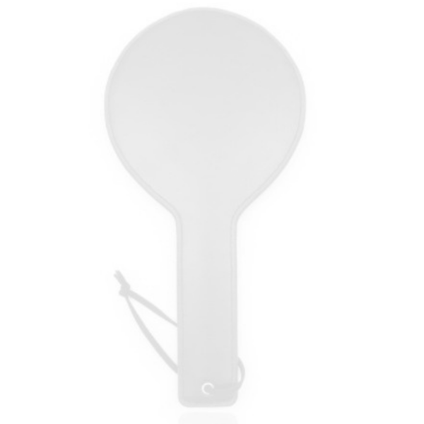 Palmatoria Em Couro Branco Erótico SPANK HARD Fetiche Com Pinos - Image 2