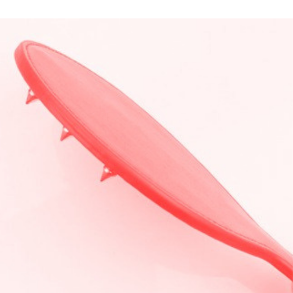 Palmatoria Em Couro Vermelho Erótico SPANK HARD Fetiche Com Pinos - Image 4