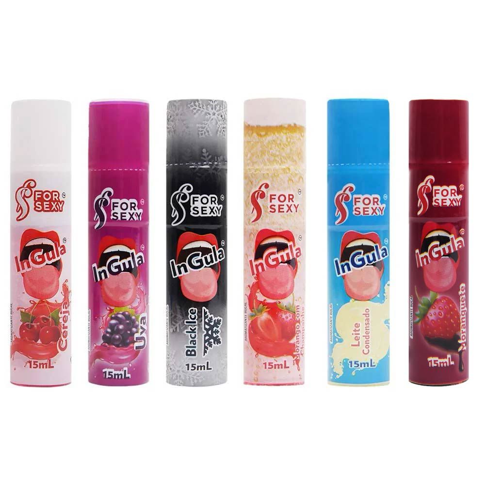 KIT 03 Gel Para Oral Garganta Profunda de Leite Condensado For Sexy - Imagem 4