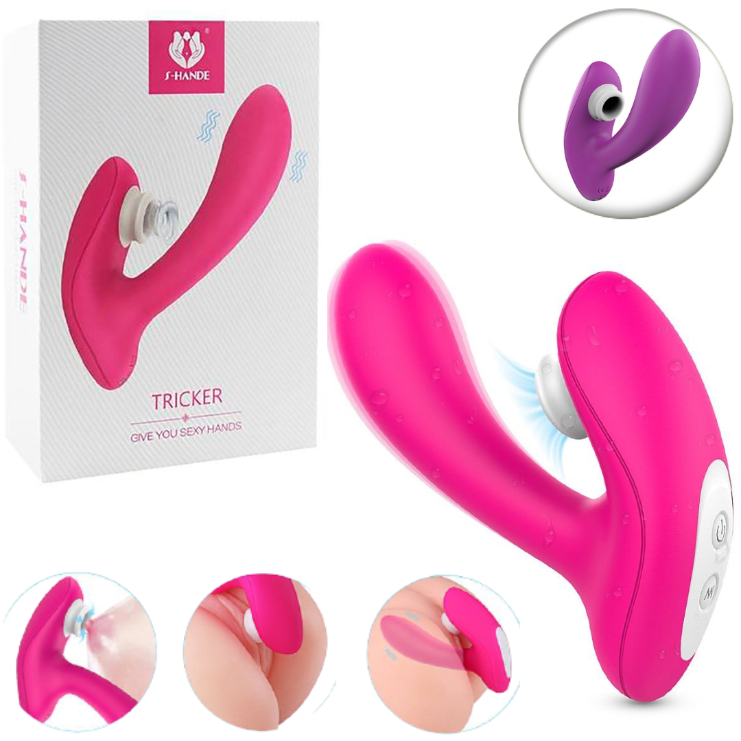 Massageador de Clitóris com Pulsação - Tricker - S-Hande