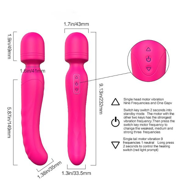 Massageador Varinha Mágica Com Aquecimento - Iris - S-Hande - Image 5