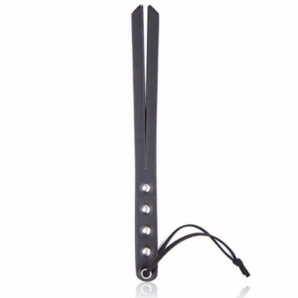 Chibata Sexy Fetiche Preto Com 4 Camadas em Couro Preto BDSM - Image 3