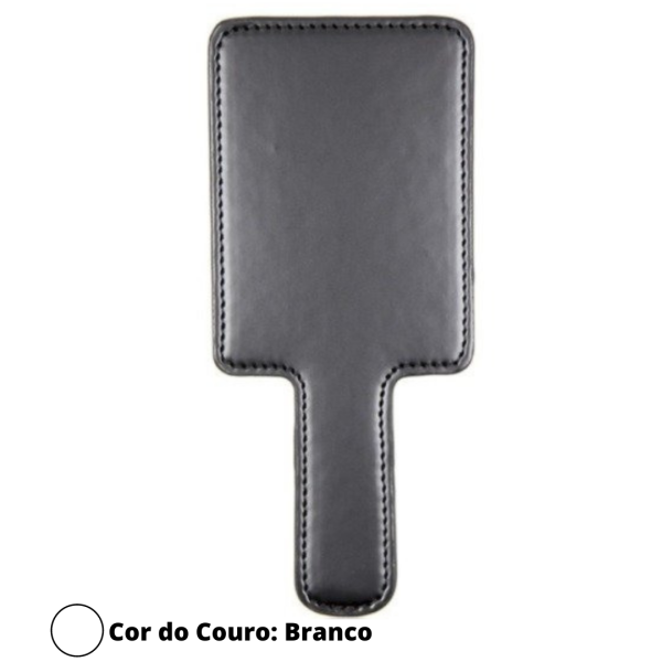 Palmatória Chibata Branca Formato Quadrado