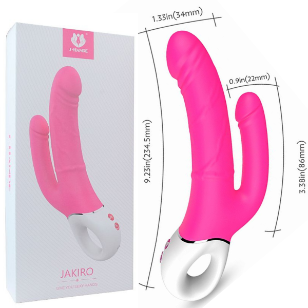 Massageador de Ponto G com Plug Anal - Jakiro - S-Hande