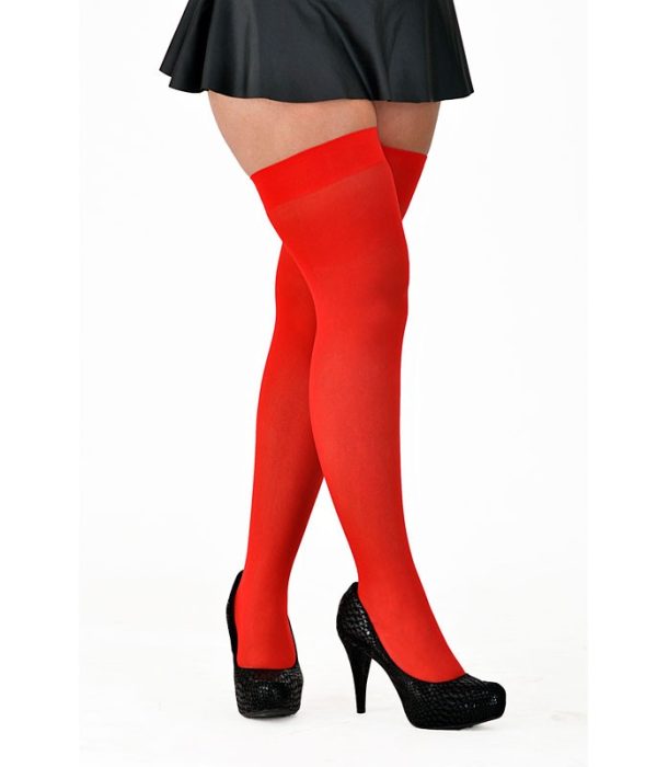 Meia Fina 7/8 Tradicional Na cor VERMELHO - Perrutextil - Image 2