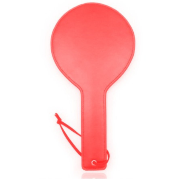Palmatoria Em Couro Vermelho Erótico SPANK HARD Fetiche Com Pinos - Image 5