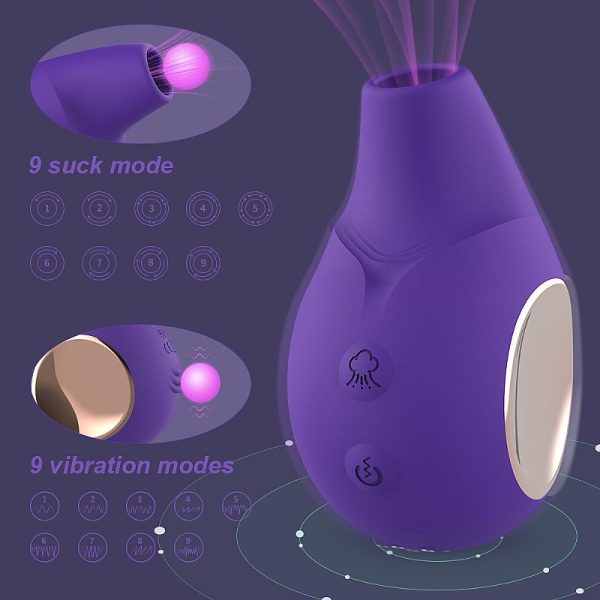 Vibrador de Clitóris com pulsação Recarregavel - George - S-Hande - Image 6