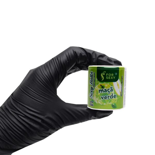 KIT 03 Bolinha Mágica Sexy Ball Sabor Maça Verde 03 Unidades - Image 3