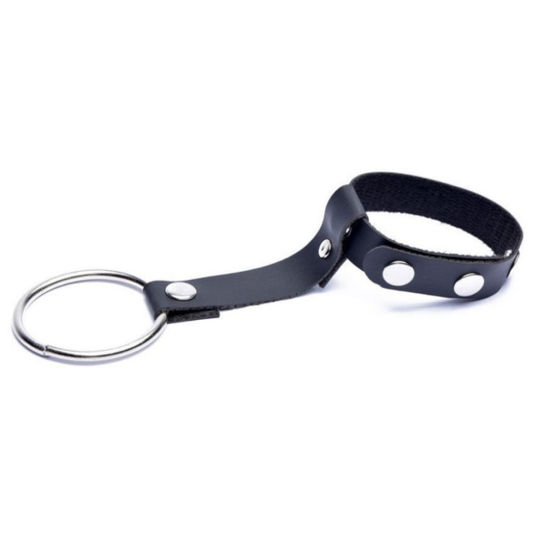 Anel Peniano Argola 5 Cm e Couro Com Regulagem Prolongador de Ereção - Image 5