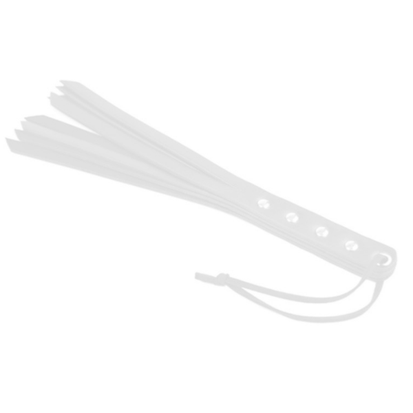 Chibata Sexy Fetiche Com 4 Camadas em Couro Branco BDSM - Image 2