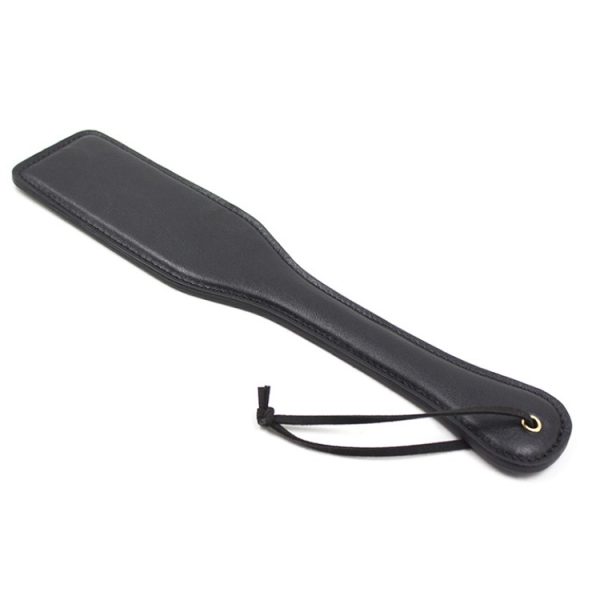 Chibata Palmatoria Sexy Em Couro Preto Sado Fetiche BDSM - Image 4