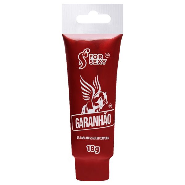 Garanhão Gel Excitante Masculino Dilata E Vibra 18G For Sexy