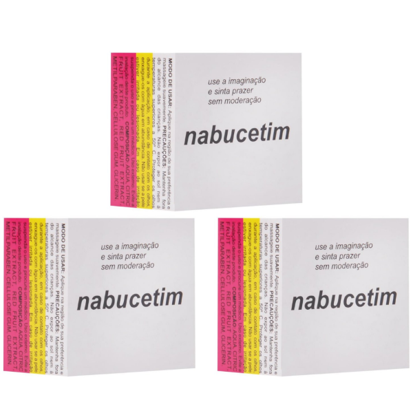 KIT 03 Pomadas Excitante Feminino Nabucetim 3G - Segred Love