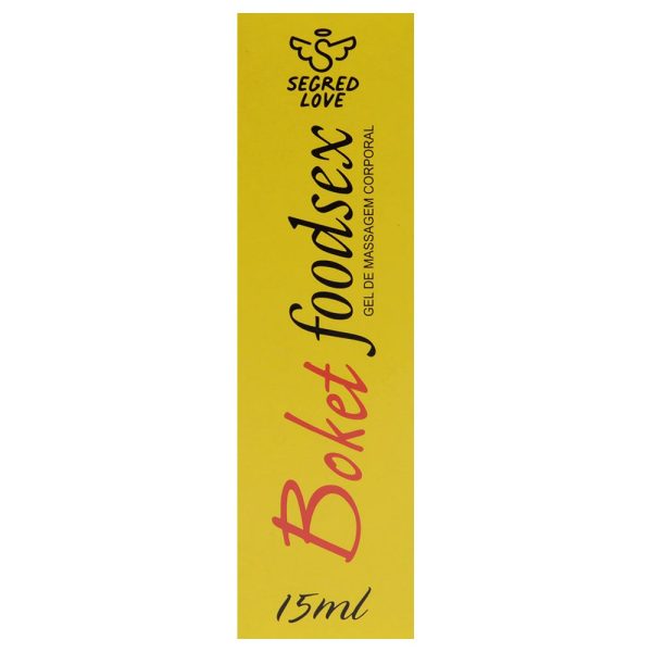 Gel de Massagem e Sexo Oral Boket Foodsex 15Ml Segred Love - Image 5