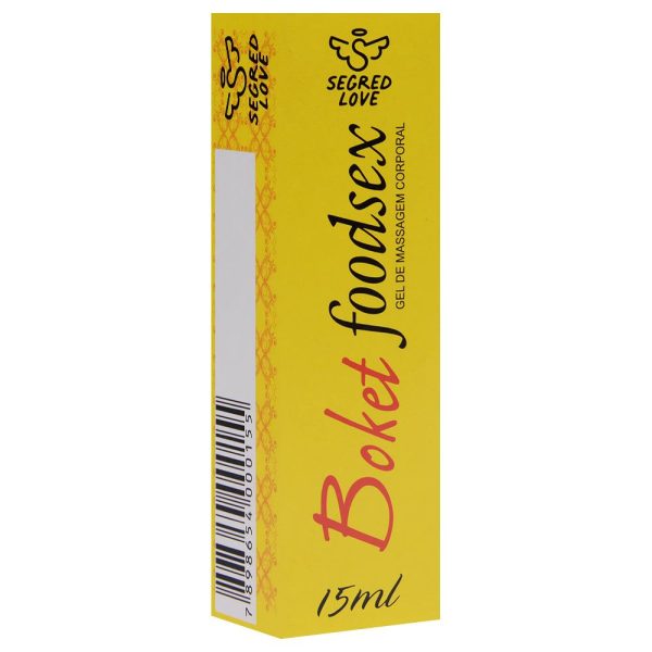 Gel de Massagem e Sexo Oral Boket Foodsex 15Ml Segred Love - Image 3
