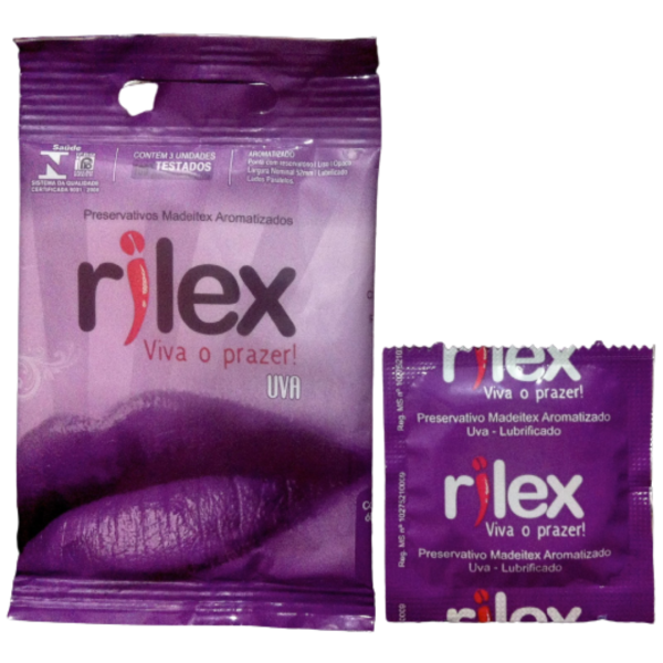 Preservativos Masculino no Sabor e Aroma de Uva - Rilex - Image 3