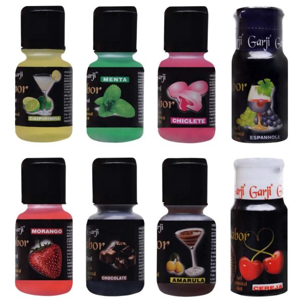 KIT 03 Gel Comestível de Chiclete Mais Sabor Hot 15ml Garji - Image 4