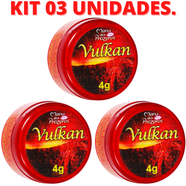 KIT 03 Gel Super Excitante Fire & Ice Vulkan 4G Menu Dos Prazeres - Image 2