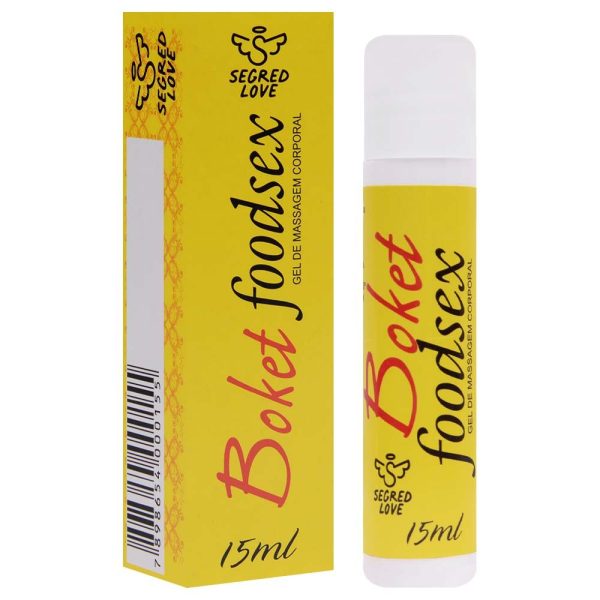 Gel de Massagem e Sexo Oral Boket Foodsex 15Ml Segred Love