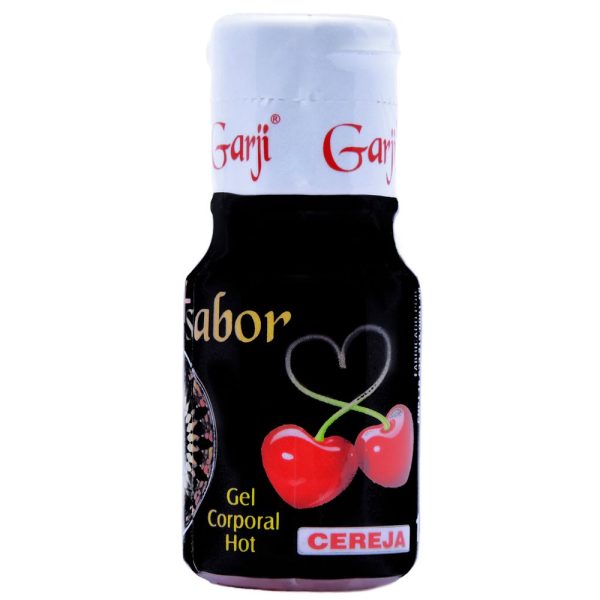 KIT 03 Gel Corporal Comestível Mais Sabor Hot Cereja 15ml Garji - Image 4
