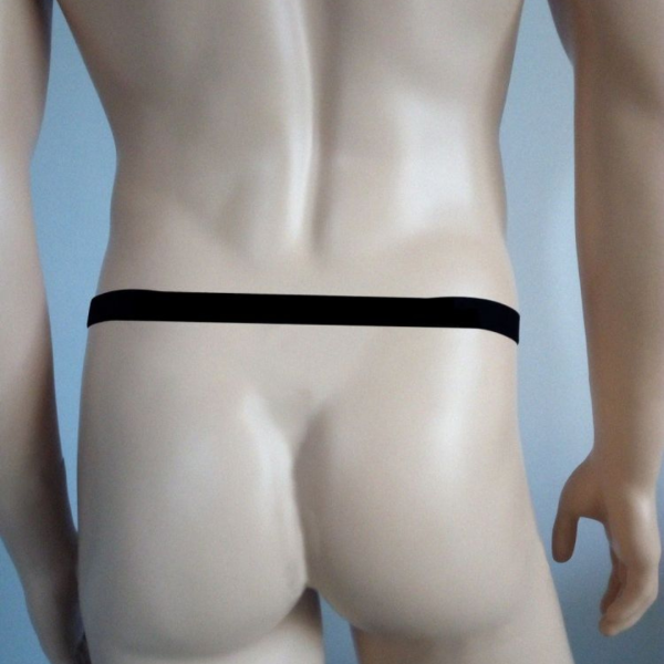 Cinto Em Elástico Branco Anel Peniano Com Argola em Aço 4Cm - Image 4