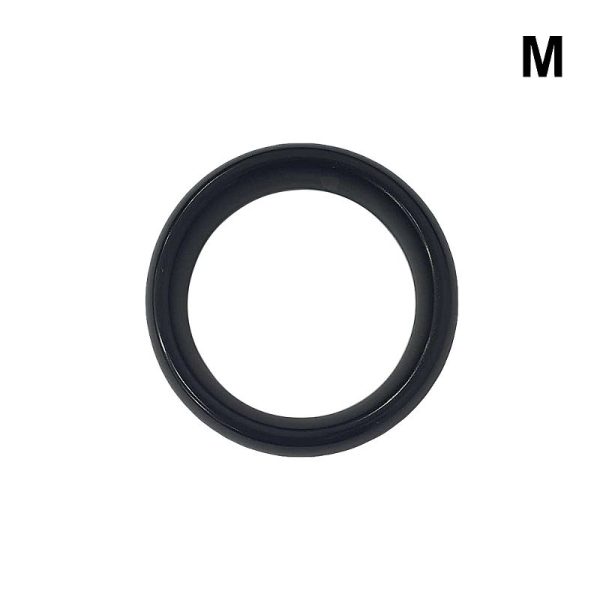 Anel Peniano em aço na cor Preta 4,5 cm Diâmetro - Tamanho M - Image 4