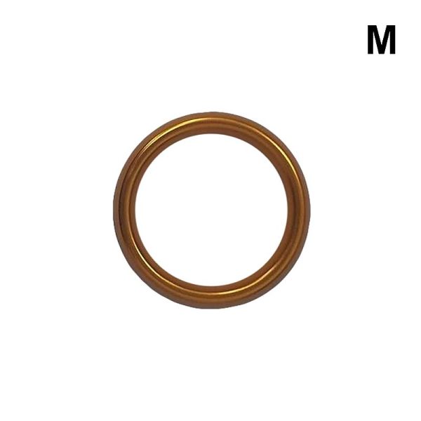 Anel Peniano em aço Dourado 4,5 cm Diâmetro - Tamanho M - Image 3