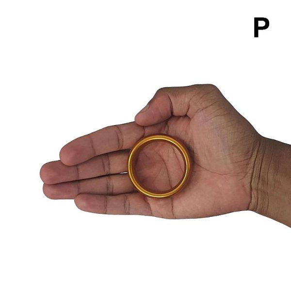 Anel Peniano em aço Dourado 4,0 cm Diâmetro - Tamanho P - Image 2