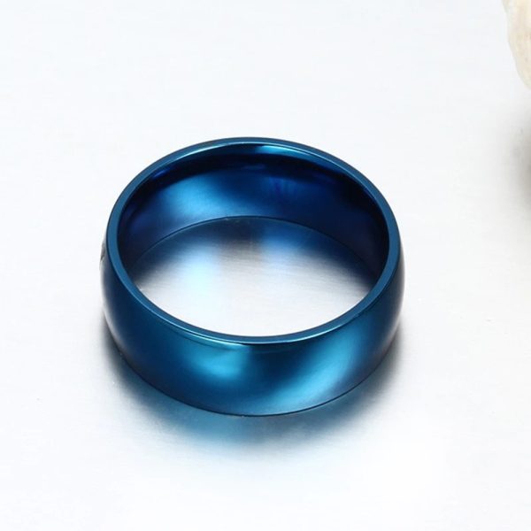 Anel Peniano em aço 5,0 cm Diâmetro - Tamanho G - AZUL - Image 5