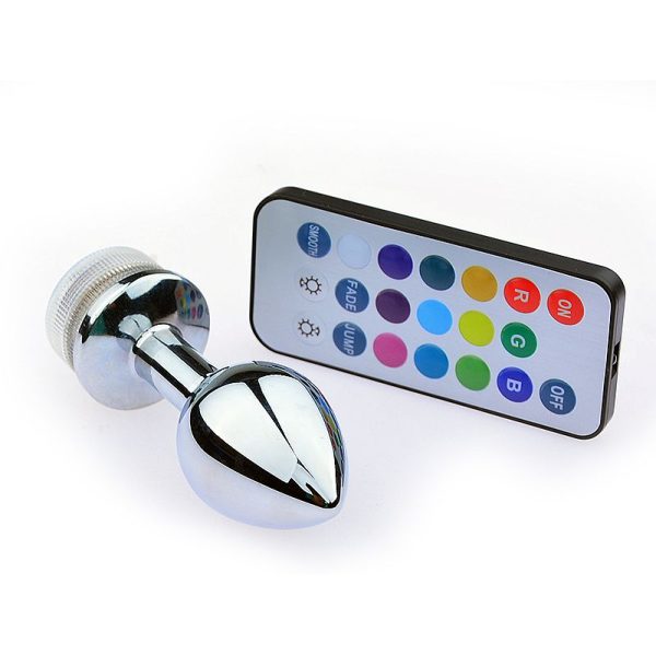 Plug de LED 13 Cores com Controle 11X4CM - Tamanho G - Image 5