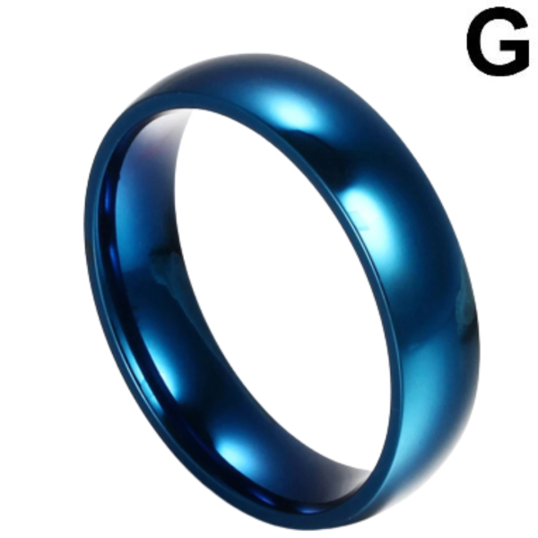 Anel Peniano em aço 5,0 cm Diâmetro - Tamanho G - AZUL