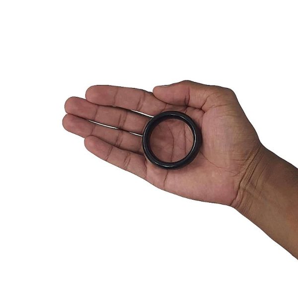 Anel Peniano em aço 4,0 cm Diâmetro - Tamanho P - Preto - Image 2