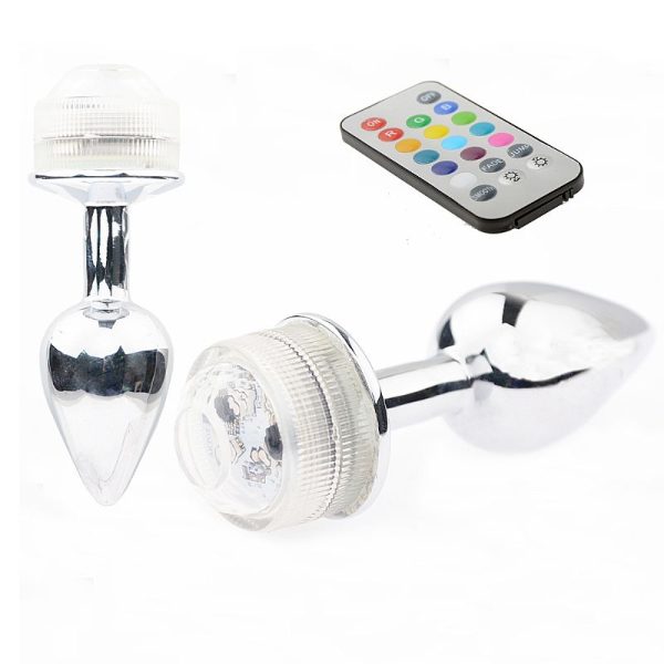 Plug de LED 13 Cores com Controle 9x3,2 - Tamanho P - Image 5
