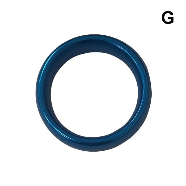 Anel Peniano em aço 5,0 cm Diâmetro - Tamanho G - AZUL - Image 7