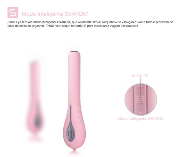 Vibrador com Câmera de Vídeo sem fio - Siime Eye - SVAKOM - Image 8